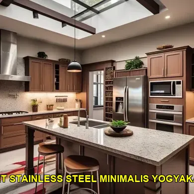 5 Desain Kitchen Set Stainless Steel Minimalis yang Harus Kamu Coba di Yogyakarta